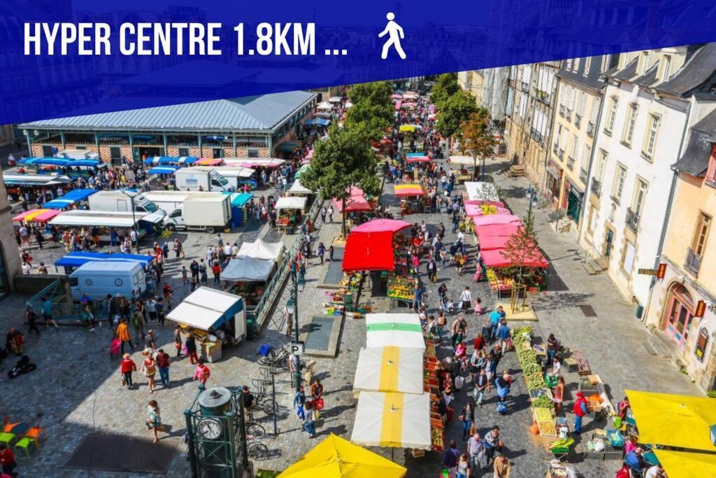 Auteuil • 4 Chambres • Wifi • Metro A 400M Rennes Zewnętrze zdjęcie